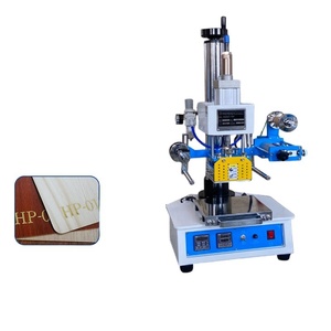 Automatic Pneumatic Stamping Embossing Printing Machine Heat Press Plate <b>Leather</b> Wood Plastic Card Paper Napkin Hot Foil Logo - Product Image 2