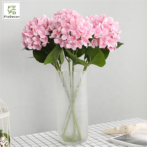 Flores de seda de <span class=keywords><strong>Hortensia</strong></span> 3D artificiales de boda de alta calidad para fiesta Hotel Decoración de mesa de boda <span class=keywords><strong>Hortensia</strong></span> <span class=keywords><strong>rosa</strong></span> - Product Image 2