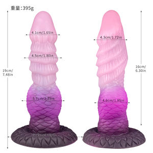 قضيب اصطناعي من السيليكون على شكل عضو ذكري حيواني، سدادة شرجية، خرزات شرجية، ألعاب جنسية للرجال والنساء والمثليين - Product Image 6