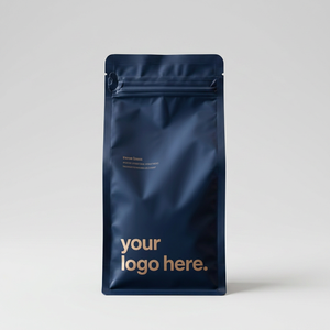 Wholesale Flat Bottom Coffee <b>Bag</b> with One Way Degassing Valve <b>Compostable</b> Smell Proof Coffee Packaging Factory Direct OEM ODM - Product Image 2