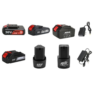 Paquete de Batería Recargable de Litio Aotuo de 12V con Cargador para Taladro de Impacto, Diámetro Máximo de Perforación de 30mm - Product Image 1