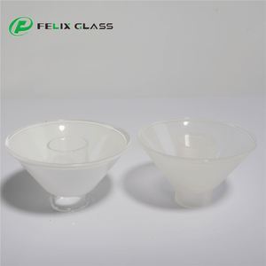 Abat-jour en verre industriel artisanal OEM, écologique, peint en blanc, couleurs variées, échantillon gratuit acceptable, intérieur FELIX GLASS, garantie 3 ans - Product Image 2