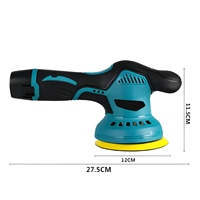 Polisseuse sans fil portable CAMPEGGI à batterie lithium 21V 500W de qualité industrielle pour le polissage et l'étanchéité des voitures, des carreaux, du marbre et des canapés