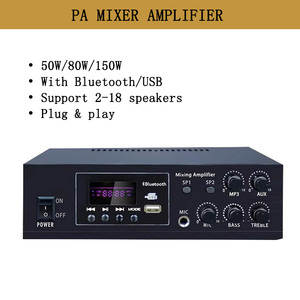 Sistema Audio Completo per Caffè/Ristoranti/Negozi, Amplificatore PA con Bluetooth/USB, Altoparlanti da Soffitto per Aree da 80 a 200 m² ㎡   Musica di sottofondo per interni - Product Image 3