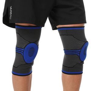 Protège-genoux en nylon pour hommes et femmes pour le sport Protection flexible et chaude pour le <span class=keywords><strong>basket</strong></span>-ball et la course à pied Ménisque fixe Patella - Product Image 2