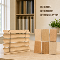 Lames de store vénitien en bois de 50 mm – Remplacement pour stores – Fabricant et fournisseur en gros sur mesure pour revendeurs et projets de fenêtres