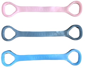 Figure 8 Résistance de Forme Physique Bandes Élastiques avec Poignées pour Poitrine Bras et L'épaule Étirement - Product Image 4