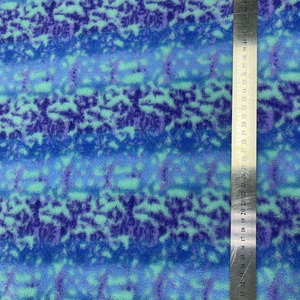 Iki yolu streç Polar Polar çok renkli baskı cilt dostu Polar kürk için seyahat battaniyesi kış ceket ceket yatak sahte kürk - Product Image 5