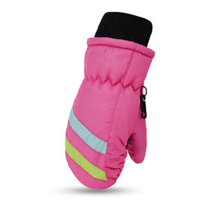 Gants thermiques d'hiver pour enfants de 2 à 5 ans, imperméables, sans doigts, pour le ski, sac de rangement chaud pour les activités de plein air, parents et enfants - Product Image 3