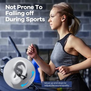 Autres appareils électroniques grand public : Écouteurs sans fil à crochet d'oreille pour le fitness, étui de chargement compact, appairage en une étape, portée de signal de 10 m pour la musique et le sport - Product Image 6