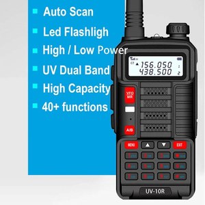 Cargador USB <span class=keywords><strong>BAOFENG</strong></span> <span class=keywords><strong>UV10R</strong></span>, Walkie Talkie de Doble Banda UHF/VHF, Radio Bidireccional de Largo Alcance FM - Product Image 6
