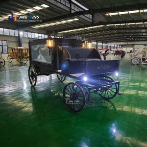 Carruaje de caballos de la princesa Cenicienta a la venta Carruajes turísticos de boda real Carruaje de caballos eléctrico de boda - Product Image 5