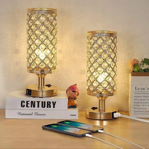 Nordic Light Luxury Personalized Metal Bedroom Bedhead Study Designer Home Desk <strong>Lamp</strong> LED <strong>Charging</strong> and Plug in Dual Purpose <strong>Lamp</strong> - Product Image 2