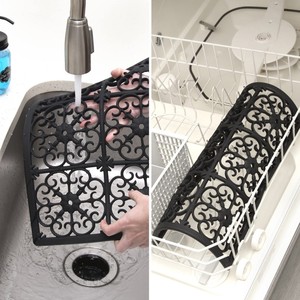 Nouveau et magnifique protège-plat en silicone résistant à la chaleur, tapis de table antidérapant, dessous de verre - Product Image 6
