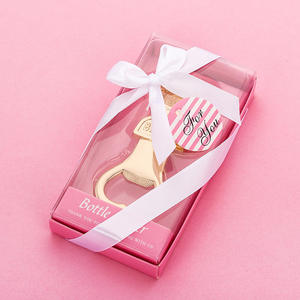 Nicro 1st cadeaux d'anniversaire rose or en alliage de Zinc ouvre-bouteille pour retour invité nouveau-né filles <span class=keywords><strong>bébé</strong></span> douche fête d'anniversaire faveurs - Product Image 1