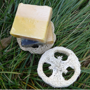 Fournisseur d'usine, <span class=keywords><strong>porte</strong></span>-<span class=keywords><strong>savon</strong></span> en loofah naturel et écologique, ensemble de trois pièces, plateau, marque JN - Product Image 2