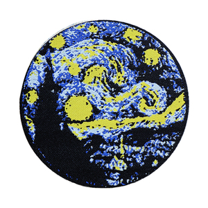 Bien conçu mignon UFO personnalisé Western tissé brodé Patch fer sur patchs tissés en couleur - Product Image 2