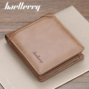 กระเป๋าสตางค์ผู้ชายแบบสามพับ Baellerry หนังวินเทจ ใส่บัตรได้หลายใบ เหมาะสำหรับใช้ในชีวิตประจำวัน - Product Image 4
