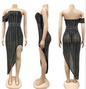 कंधे की काली क्रिस्टल सेक्सी बॉडी बॉडी बॉडी बॉडी ड्रेस ड्रेस में नजर आईं नजर - Product Image 3