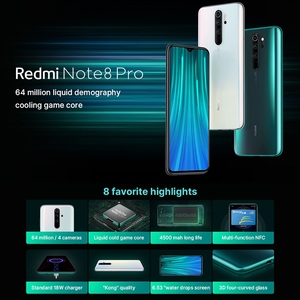 Téléphone d'origine Xiaomi <span class=keywords><strong>Redmi</strong></span> <span class=keywords><strong>Note</strong></span> 8 Pro 4G Smartphone 4500mAh Batterie 6GB + 128GB 6.53 pouces Déverrouillage Facial Double SIM - Product Image 2