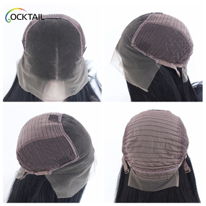 Pelucas de Cabello Sintético Resistente al Calor Kanekalon Futura, <span class=keywords><strong>Venta</strong></span> al por Mayor, Peluca Sintética con Frente de Encaje y Partidura Profunda para Mujeres Negras - Product Image 6