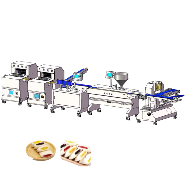 High Automatic Industrial Bread Making Machine for Home Motor 3.8KW 1-Year Warranty 220V 20PCS/MIN Grain Product Making Machines