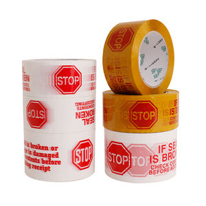 <span class=keywords><strong>Cinta</strong></span> <span class=keywords><strong>de</strong></span> Embalaje BOPP Roja <span class=keywords><strong>de</strong></span> Advertencia STOP, Impermeable, <span class=keywords><strong>de</strong></span> una Sola Cara, <span class=keywords><strong>con</strong></span> Adhesivo Acrílico para Sellado <span class=keywords><strong>de</strong></span> Bolsas - Product Image 5