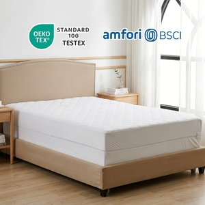 Protège-matelas matelassé <span class=keywords><strong>de</strong></span> luxe imperméable, doux, respirant, silencieux, avec poches profondes, certifié Oeko-Tex - Product Image 1