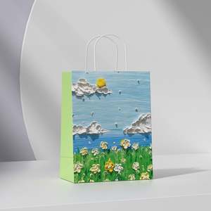 Wholesale Designer Customized Luxury Classic Durable Shopping Kraft Paper <b>Bag</b> <b>Gift</b> <b>Bag</b> Packaging with Custom Logo - Product Image 6