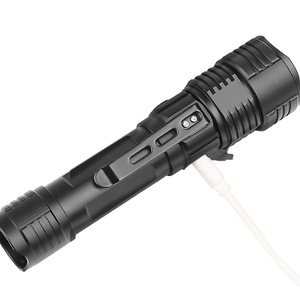 Lampe de poche tactique Yunmai 18650, rechargeable, LED, lumière blanche, rouge, verte, violette, pour usage extérieur - Product Image 5