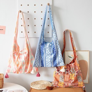 Borsa a Tracolla da Donna Stile Etnico Yunnan 2026 Xinjiang <span class=keywords><strong>Ipek</strong></span> Open con Tracolla Singola in Poliestere e Fodera in Tela con Cerniera - Product Image 2