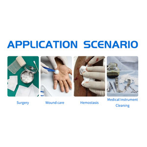 Bolas de Algodón Hemostáticas, Bolas de Gasa Quirúrgica, Bola de Gasa Absorbente Médica con Rayos X - Product Image 6