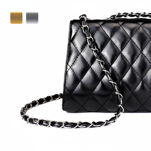 Borsa a portafoglio con tracolla incrociata a catena in pelle da donna con borsa a tracolla elegante ed elegante - Product Image 1