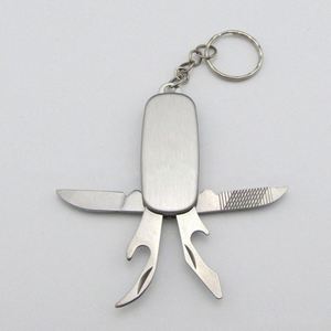 Ouvre-bouteille pliable 4 en 1 Porte-clés Couteau de poche Outils - Product Image 4