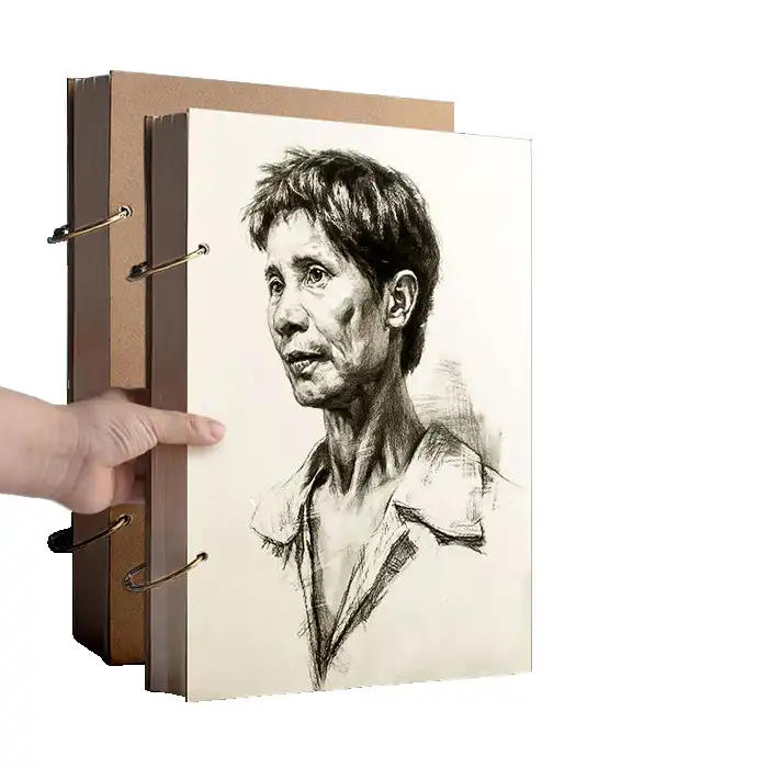 A4 8k 16k 32k Thick Loose Leaf Replaceable Cover Art Sketch Book Hardcover  - Buy A4 8k 16k 32k Thick Loose Leaf Replaceable Cover Art Sketch Book  Hardcover Product on