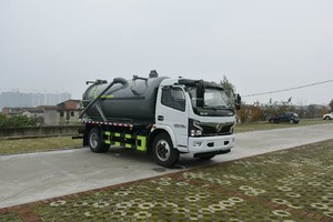 Dongfeng 10000L <b>Vacuum</b> Truck 10-Min Rapid Cleaning Auto Overflow Stop 280m³/h <b>Vacuum</b> <b>Pump</b> One-Touch Control for Sewage Suction - Product Image 4
