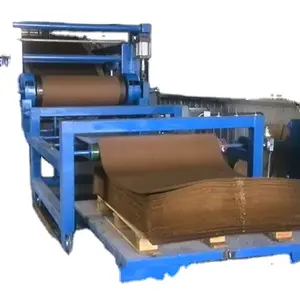 China High quality Small Kraft cartoon paper roll making machine 10 tons a day equipment