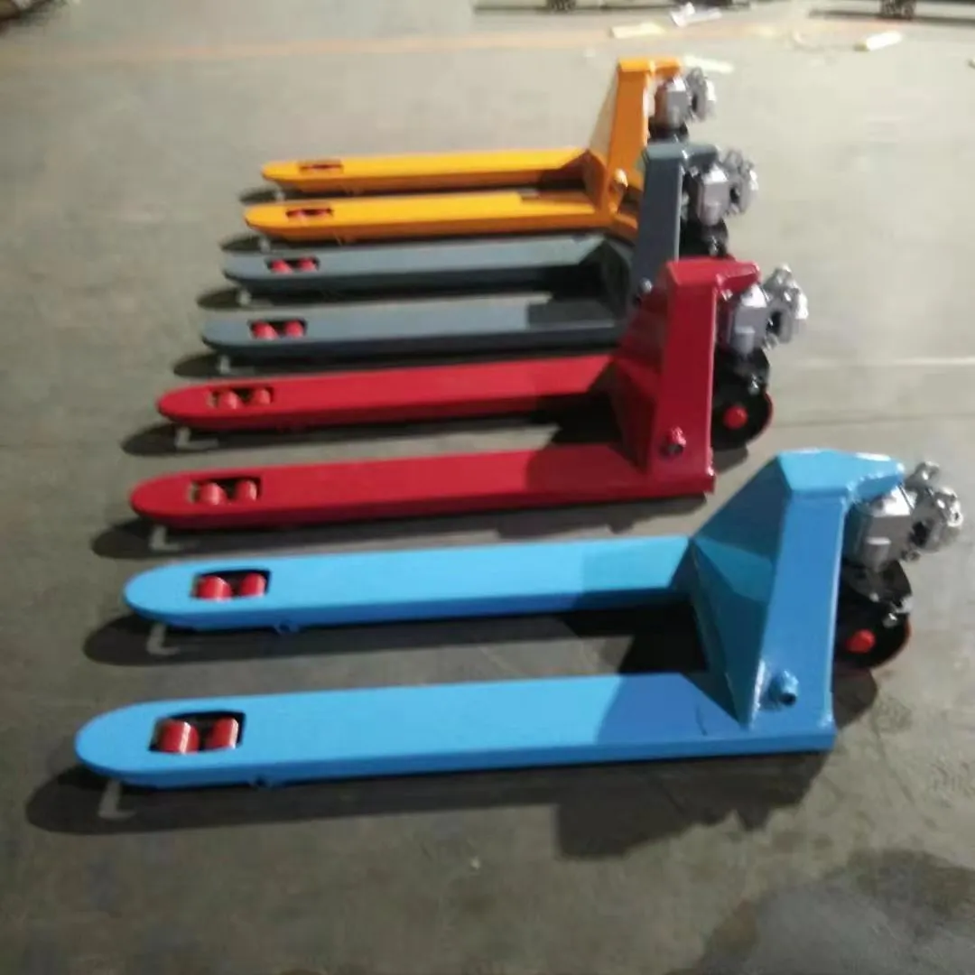 2000kg 2500kg 3000kg 3ton tay xe tải Pallet 3.75mm thép tấm bơm thủy lực Hướng dẫn sử dụng Pallet jack