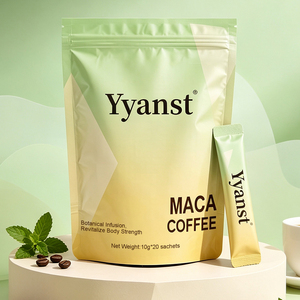 Infusión Botánica Revitalizante para el Cuerpo, Café de Maca, 10g*20 Sobres, Bebida Instantánea para el Bienestar, Marca Privada OEM - Product Image 2