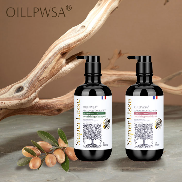 Собственная Марка OEM, натуральный органический шампунь для волос с аргановым маслом и набор кондиционеров