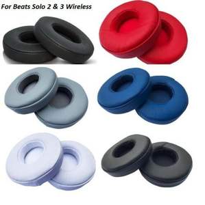 Almohadillas de cuero de repuesto para los oídos, funda de cojín para <span class=keywords><strong>Beats</strong></span> <span class=keywords><strong>Solo</strong></span> 2,0/3,0 - Product Image 6