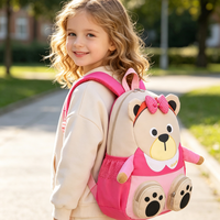 Sac à dos enfant 3D dessin animé personnalisé avec logo, respirant, léger, imperméable, pour la maternelle et l'école, usage quotidien