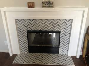 <span class=keywords><strong>Carrelage</strong></span> de mosaïque de marbre <span class=keywords><strong>blanc</strong></span>, 1x4 pouces, mélange de marbre <span class=keywords><strong>blanc</strong></span>, de couleur grise <span class=keywords><strong>et</strong></span> noire, bardilo rodé, <span class=keywords><strong>Chevron</strong></span>, pierre à chevrons, dosseret de douche - Product Image 3