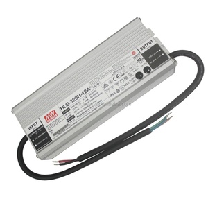 Meanwell HLG-320H-12A PWM <b>Dimmable</b> IP67 Waterproof <b>LED</b> Street Light <b>Driver</b> 12V 320W Authorized Accepts 110V & 220V Input - Product Image 1