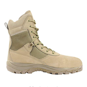 Bottes tactiques HBA09 en maille respirante pour l'été, à enfiler rapidement, avec semelle extérieure en PU et caoutchouc, confortables en EVA - Product Image 2