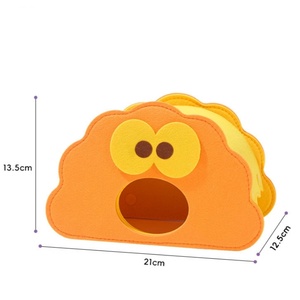 Ninho para <span class=keywords><strong>Hamster</strong></span> de Olhos Grandes, Esconderijo de Feltro com Design de Desenho Animado para Hamsters, Porquinhos-da-Índia e Petauros-do-açúcar - Product Image 6