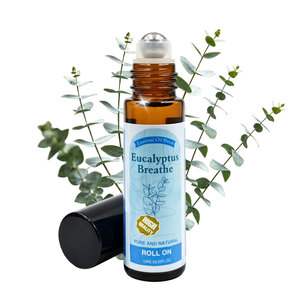 Olio Essenziale di Eucalipto 100% Puro e Naturale in Formato Roll-on per Supporto Respiratorio e Aromaterapia - Product Image 1