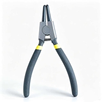 7" External Bent Snap Ring Pliers, Professional Tool for Assembly & Disassembly of Shaft Snap Rings
