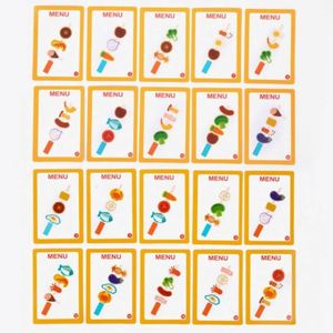 Jeu de simulation de barbecue en bois réaliste pour enfants de 3 ans et plus - Product Image 5