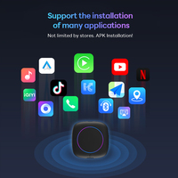 Adaptador Inalámbrico Exploter CarPlay Android Auto Dongle Android 13 Plug&Play para Modelos Tesla 3/Y/X/S - Reproductor de Video YouTube Netflix